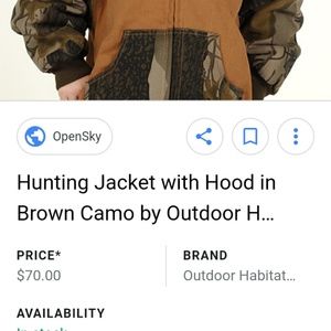 Outdoor habitat kids jaket 4t